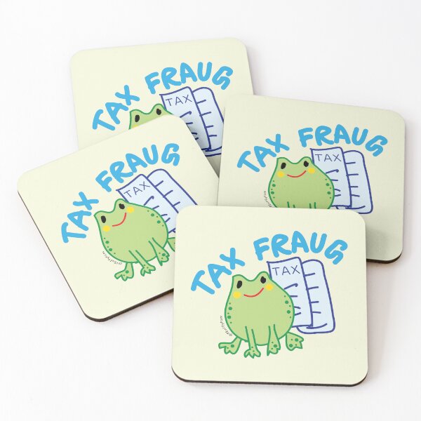 Item preview, Funny cute tax fraud frog pun designed and sold by fluffyfamcraft.