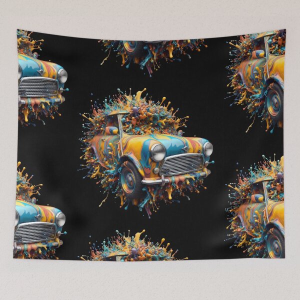 Item preview, Mini Car Paint Blast Art designed and sold by fatbanana.