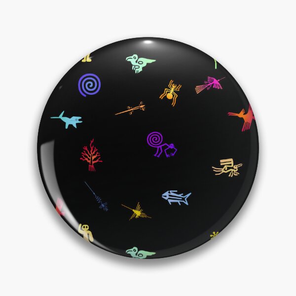 Item preview, Nazca Lines Colourfully Collected On Black designed and sold by kernowerno.