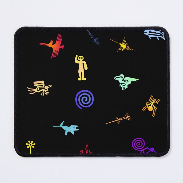 Item preview, Nazca Lines Colourfully Collected On Black designed and sold by kernowerno.