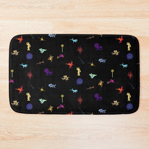 Item preview, Nazca Lines Colourfully Collected On Black designed and sold by kernowerno.