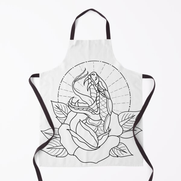 Item preview, Traditional black snake flower flash designed and sold by ReaperRoseCo.
