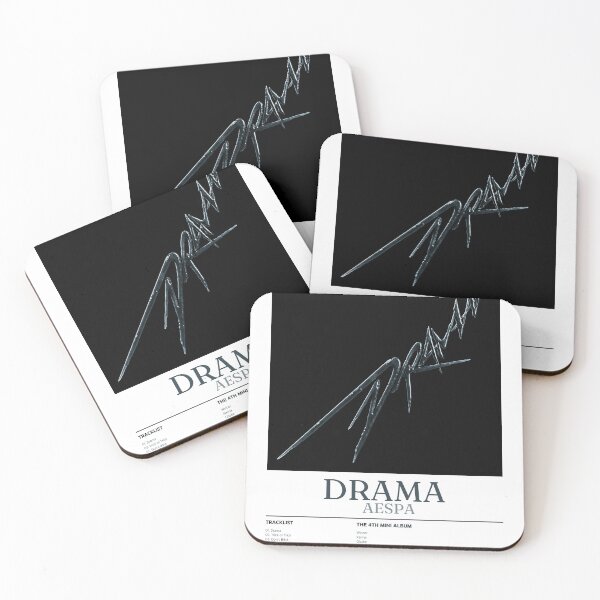 Item preview, AESPA Drama tracklist (black ver.) designed and sold by holkiepolkie.