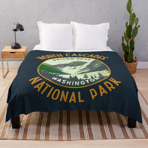 Item preview, North Cascades National Park Retro Distressed Circle designed and sold by KrisSidDesigns.