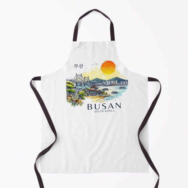 Item preview, Busan South Korea Watercolor designed and sold by PaintMeWorld.