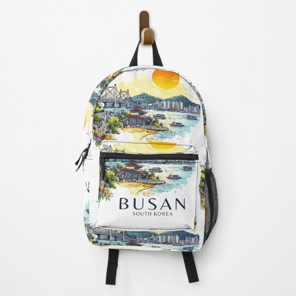 Item preview, Busan Corea del Sur Acuarela designed and sold by PaintMeWorld.