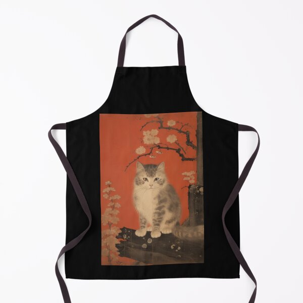 Item preview, Cherry Blossom Chateau: Where Cats Contemplate the Cycles of Life designed and sold by kawaiidoodlesuk.