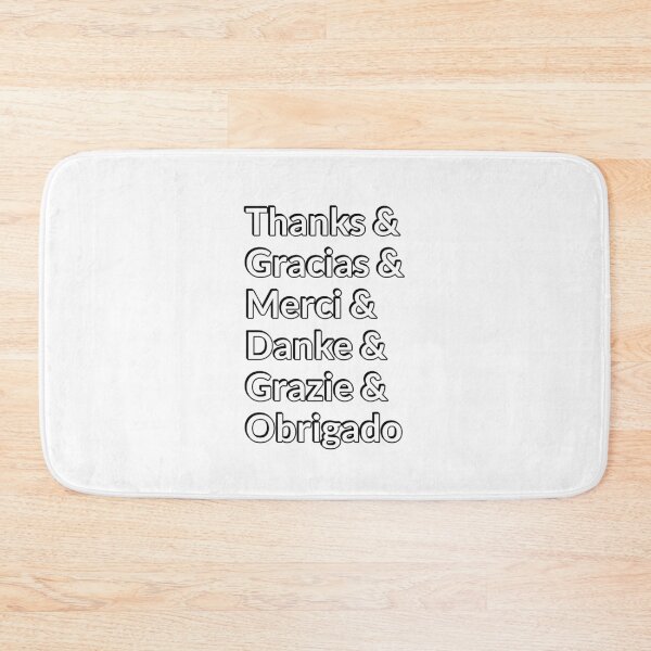 Item preview, Thank you - gratitude in many languages  - happy thanksgiving designed and sold by Inspirationmotivation.