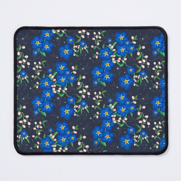 Item preview, Forget-Me-Not Floral - Blue designed and sold by JaselviiStudio.