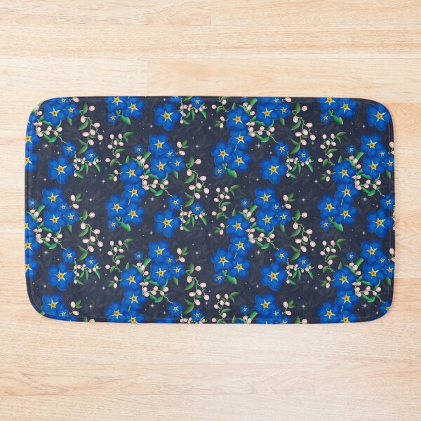 Item preview, Forget-Me-Not Floral - Blue designed and sold by JaselviiStudio.