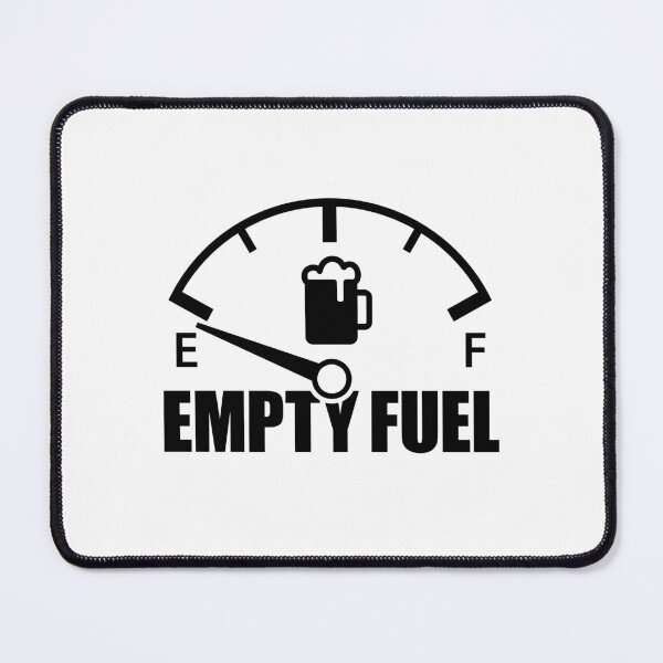 Item preview, Beer Empty Fuel Gauge (black) designed and sold by VEB Ostladen.