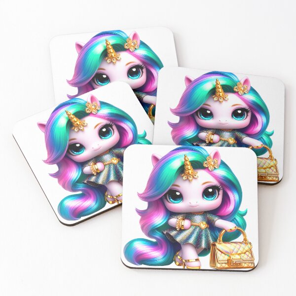 Item preview,  Cute Rainbow Unicorn Luxury and glamor No.8 designed and sold by Nathalymx.