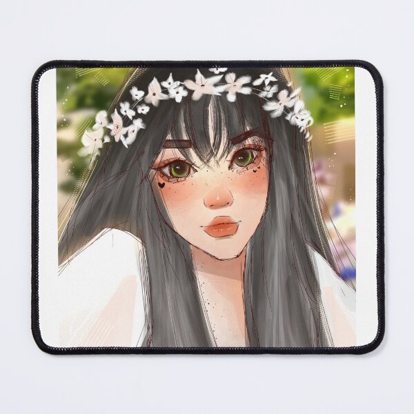 Item preview, Manhua girl with flower crown designed and sold by Lily wang.