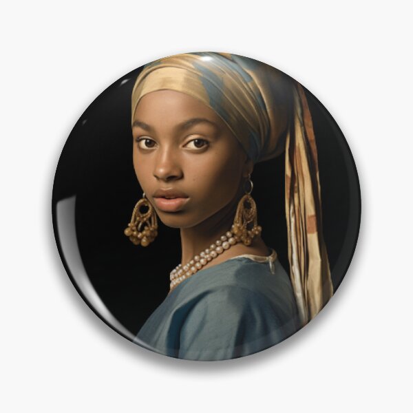 Item preview, The African Girl with the Pearls designed and sold by Bring Back Culture.