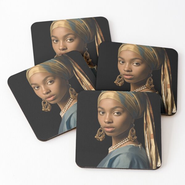 Item preview, The African Girl with the Pearls designed and sold by Bring Back Culture.