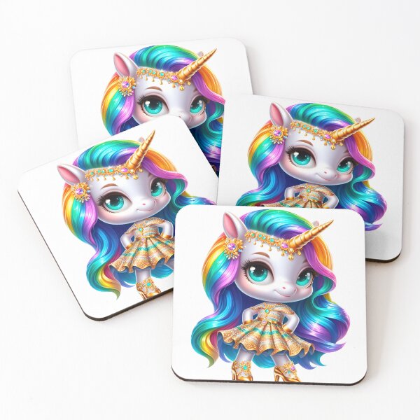 Item preview, Cute Rainbow Unicorn Luxury and glamor No. 9 designed and sold by Nathalymx.