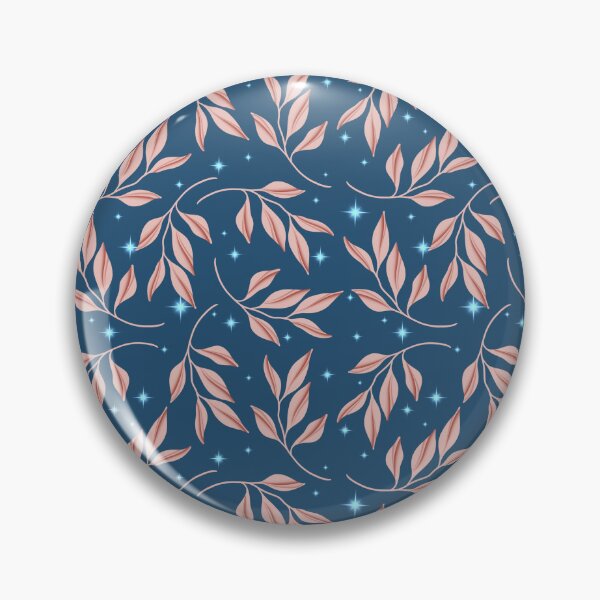 Item preview, Glowy Leaves - Blue designed and sold by JaselviiStudio.