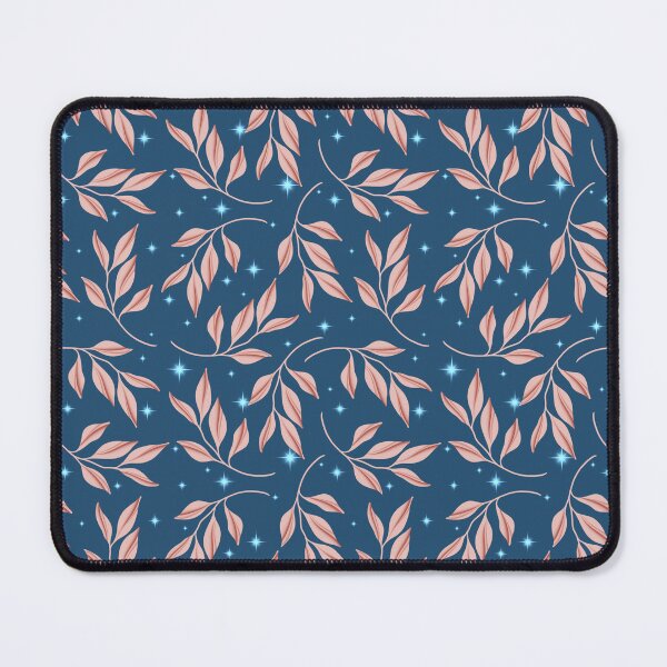 Item preview, Glowy Leaves - Blue designed and sold by JaselviiStudio.