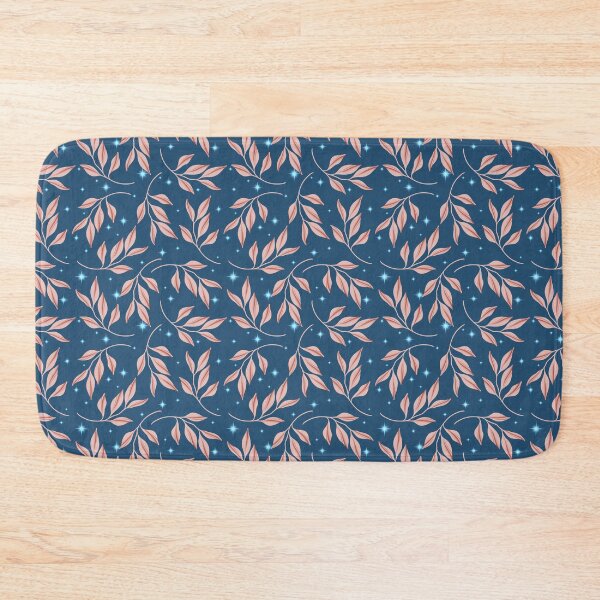 Item preview, Glowy Leaves - Blue designed and sold by JaselviiStudio.