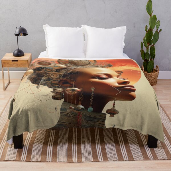 Item preview, Afrofuturism Art designed and sold by MidJourneymen.