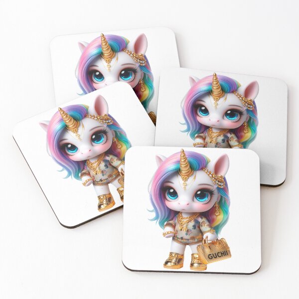 Item preview, Cute Rainbow Unicorn Luxury and glamor No. 10 designed and sold by Nathalymx.