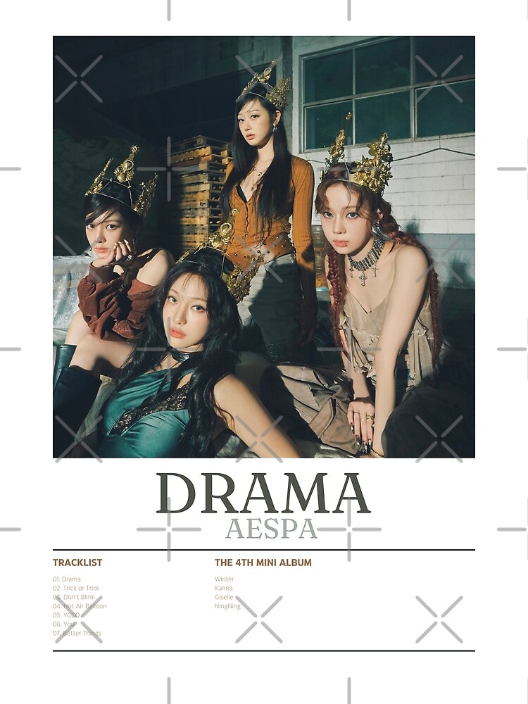 aespa DRAMA フォトブック + ポスター AESPA Drama tracklist (scene ver.)