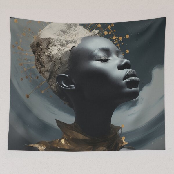 Item preview, Afrofuturism Art designed and sold by MidJourneymen.