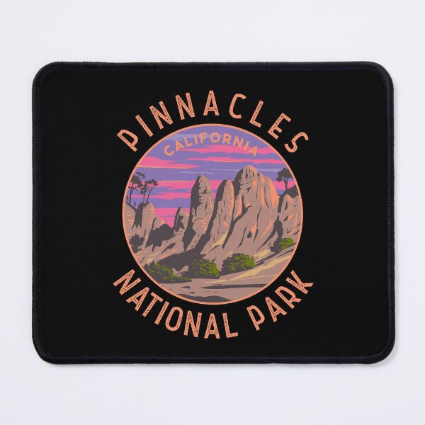Item preview, Pinnacles National Park Retro Distressed Circle designed and sold by KrisSidDesigns.