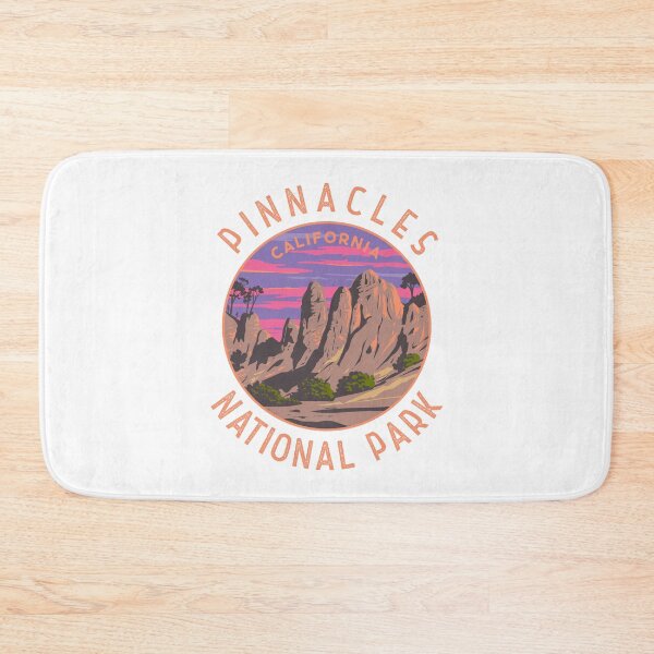 Item preview, Pinnacles National Park Retro Distressed Circle designed and sold by KrisSidDesigns.