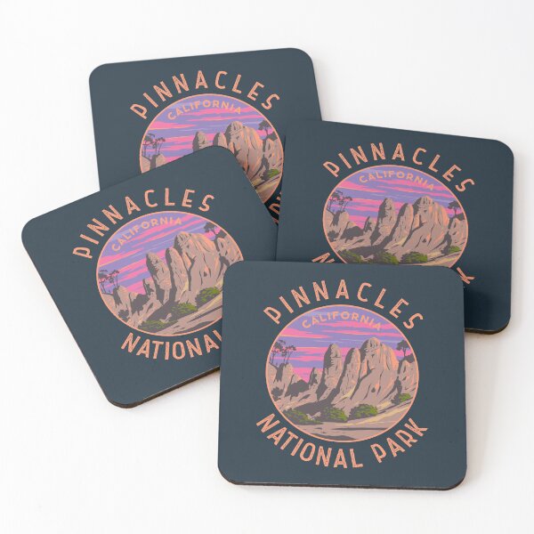 Item preview, Pinnacles National Park Retro Distressed Circle designed and sold by KrisSidDesigns.