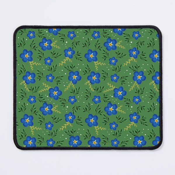 Item preview, Forget-Me-Not Floral Branch - Green designed and sold by JaselviiStudio.