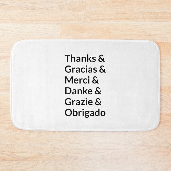 Item preview, Thank you - gratitude - giving thanks in different languages - happy thanksgiving designed and sold by Inspirationmotivation.