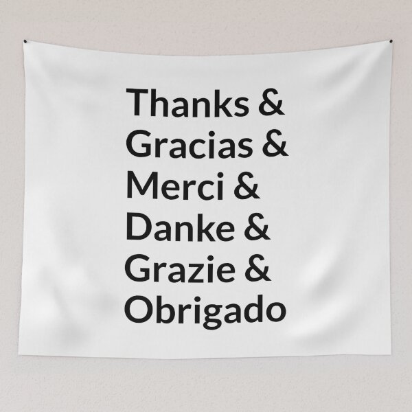 Item preview, Thank you - gratitude - giving thanks in different languages - happy thanksgiving designed and sold by Inspirationmotivation.