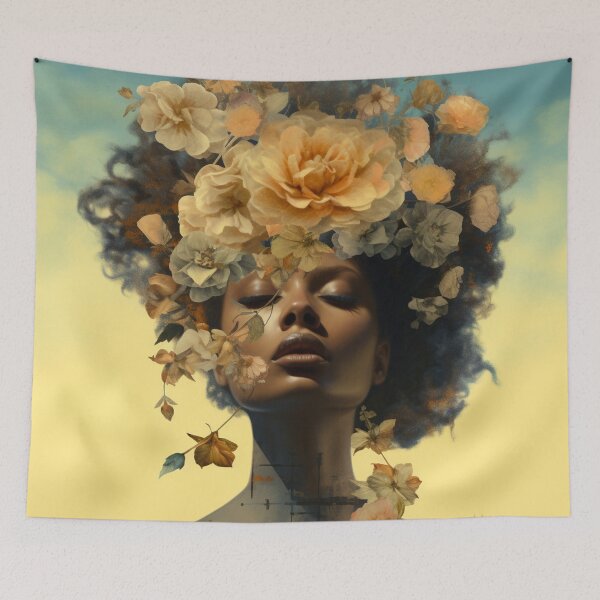 Item preview, Afrofuturism Art designed and sold by MidJourneymen.