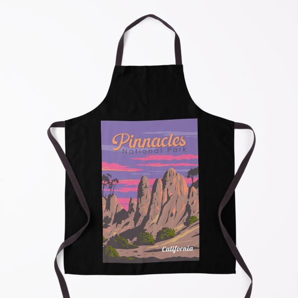 Item preview, Pinnacles National Park Illustration Travel Art Vintage designed and sold by KrisSidDesigns.