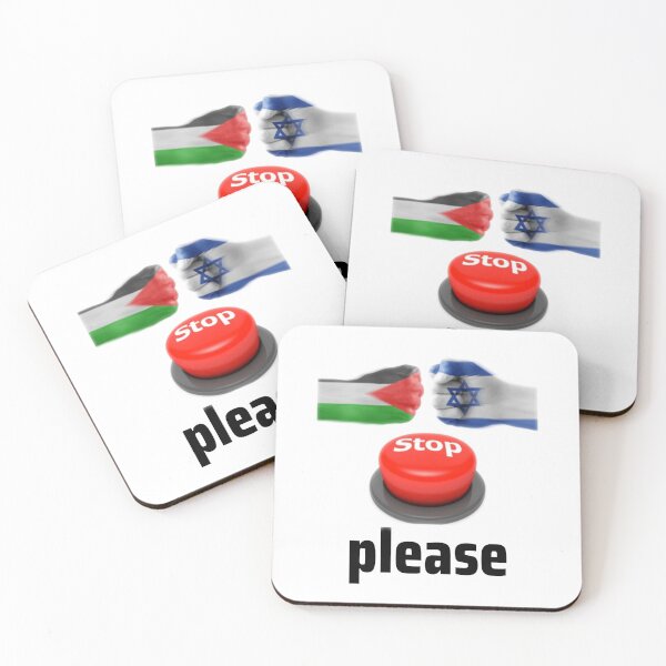 Item preview, Israel Palestine Stop Please designed and sold by Flirt-Teez.
