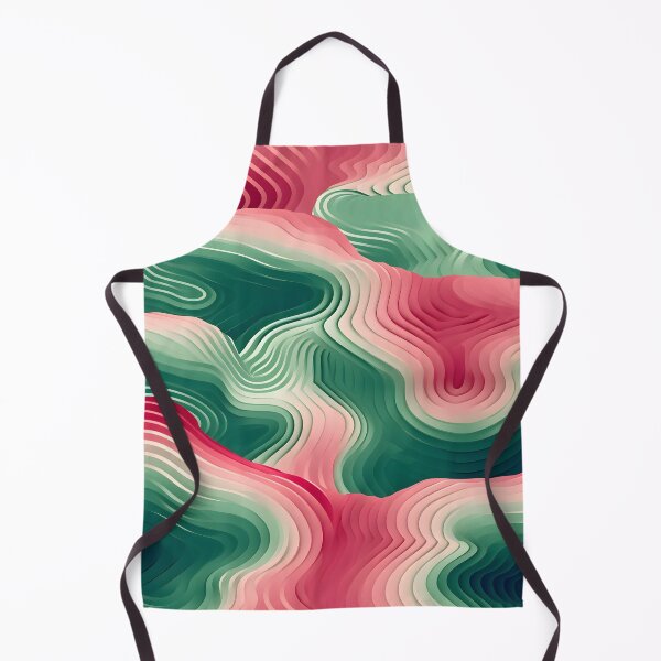 Item preview, Ebb and Flow: Vibrant Green and Pink Strata designed and sold by VectorPlace.