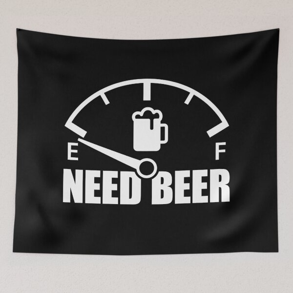 Item preview, Beer Need Fuel Gauge (white) designed and sold by VEB Ostladen.