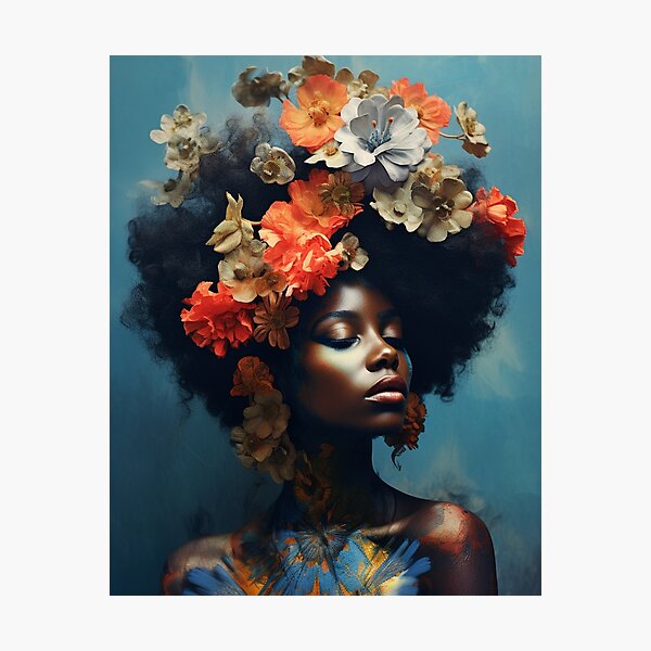 Item preview, Afrofuturism Art designed and sold by MidJourneymen.