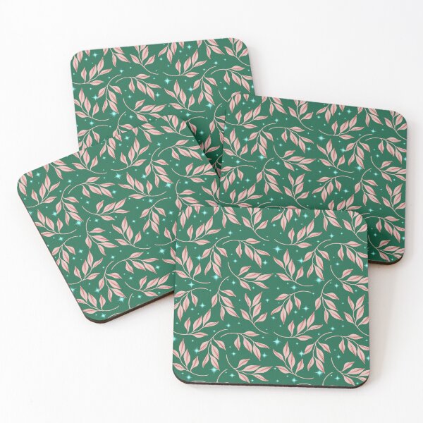 Item preview, Glowy Leaves - Green designed and sold by JaselviiStudio.