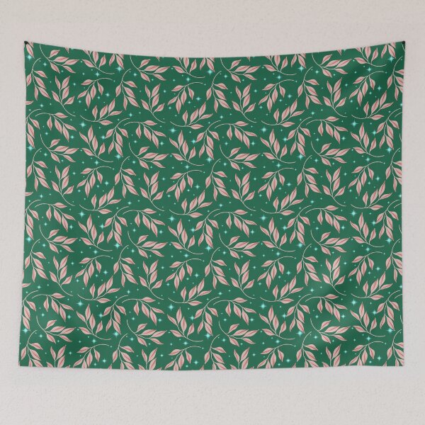 Item preview, Glowy Leaves - Green designed and sold by JaselviiStudio.