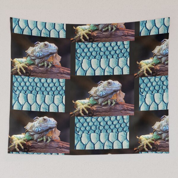 Item preview, Big Beautiful Colorful Iguana Reptile Design designed and sold by EarthArtDesigns.