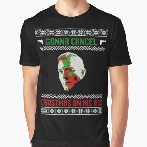 Vista previa del artículo con la obra «Tommy Egan Cancel Christmas Design», diseñado y vendido por PopPuns.