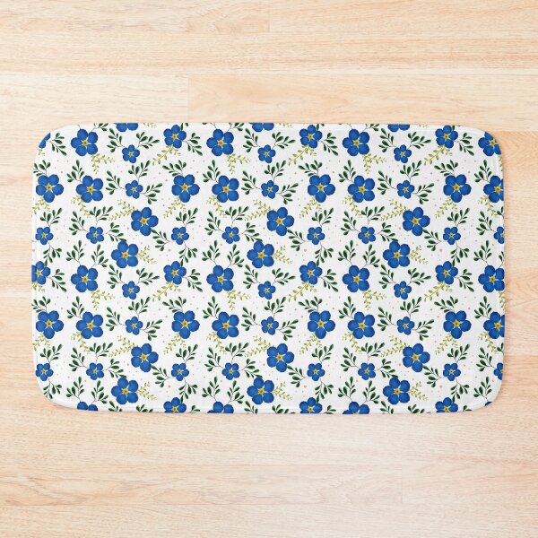Item preview, Forget-Me-Not Floral Branch - White designed and sold by JaselviiStudio.