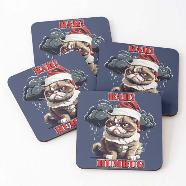 Item preview, I'm Not Happy Kitten's Humbug Holiday designed and sold by leyfinder.