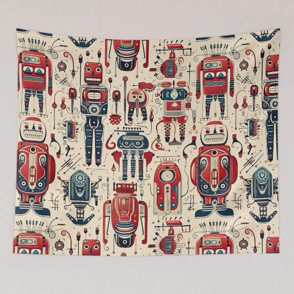 Item preview, Vintage Robot designed and sold by Pedra Panda.