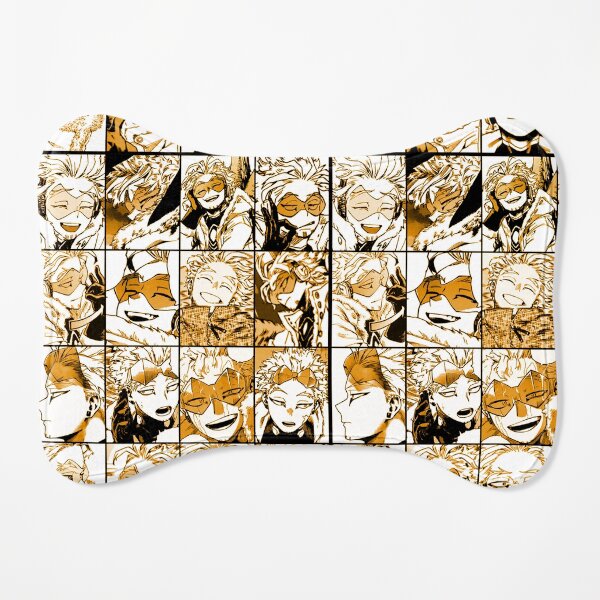 Hawksmha manga panel collage 2 Dog Mat