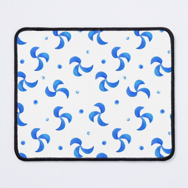 Item preview, Blue watercolor pinwheels with dots designed and sold by JennyBlueSavage.