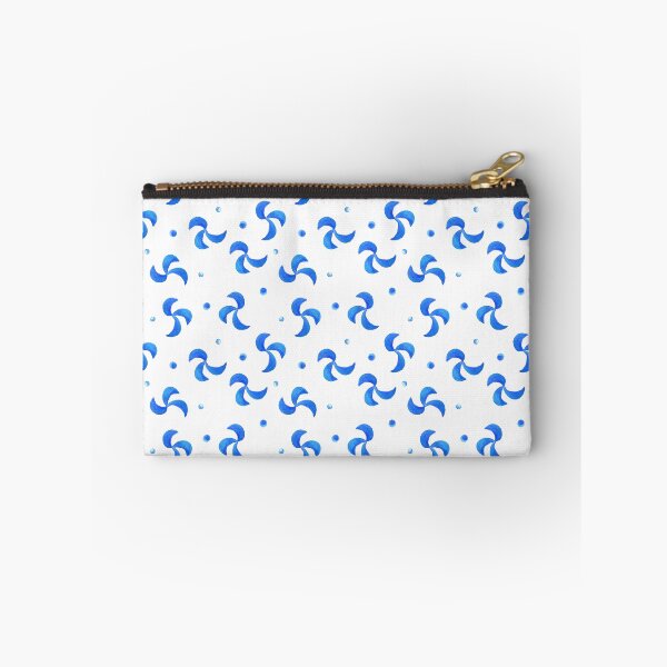 Item preview, Blue watercolor pinwheels with dots designed and sold by JennyBlueSavage.