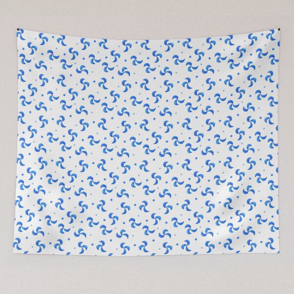 Item preview, Blue watercolor pinwheels with dots designed and sold by JennyBlueSavage.